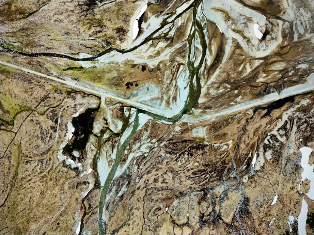 Detail Aerial Abstract Patterns Number 12