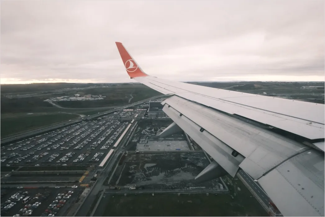 Detail Aerial Airport Runway From Above Number 2