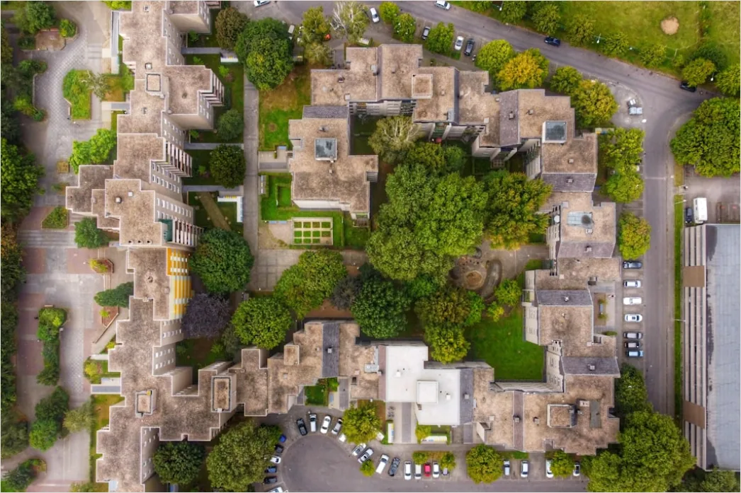 Detail Aerial Apartment Complex Number 2