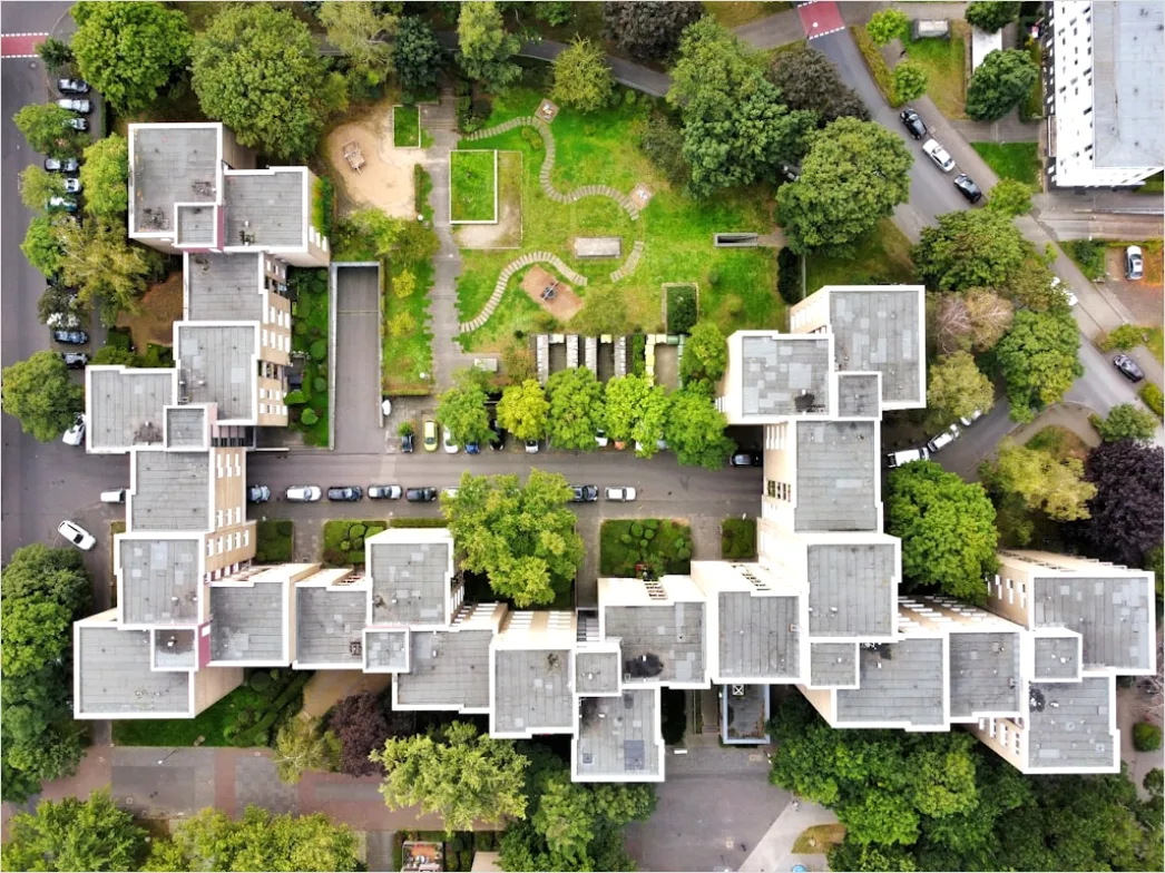 Detail Aerial Apartment Complex Number 3
