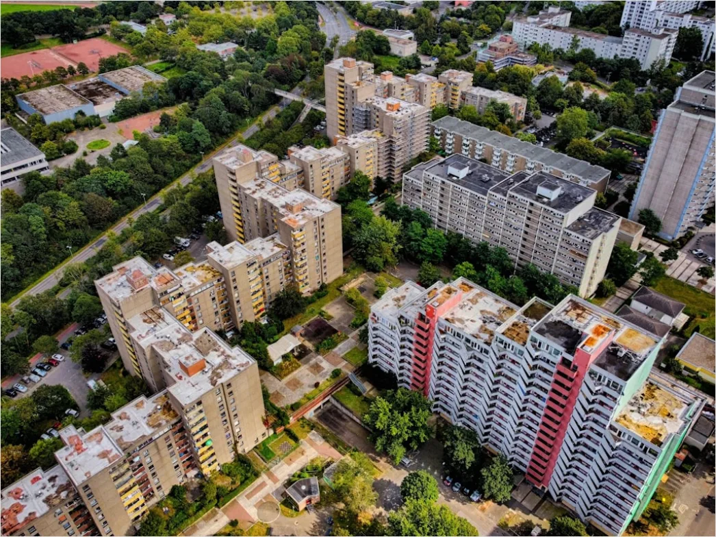 Detail Aerial Apartment Complex Number 4
