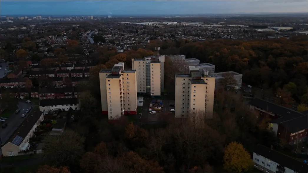 Detail Aerial Apartment Complex Number 6