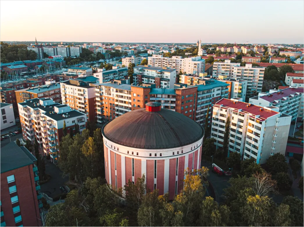 Detail Aerial Apartment Complex Number 9