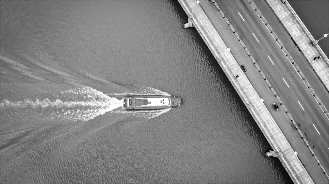 Detail Aerial Bridge From Above Number 3