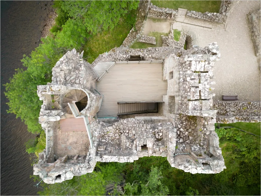 Aerial Castle From Above 87bb