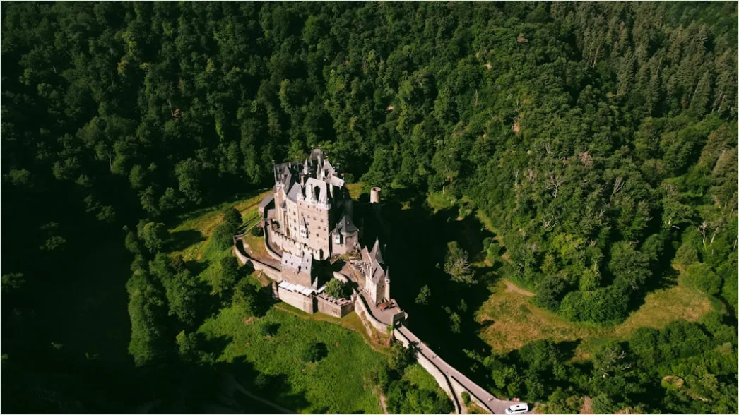 Detail Aerial Castle From Above Number 11