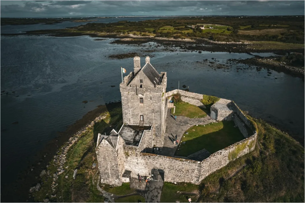 Detail Aerial Castle From Above Number 12