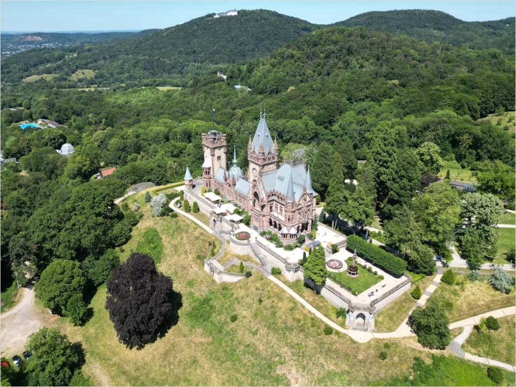 Detail Aerial Castle From Above Number 18