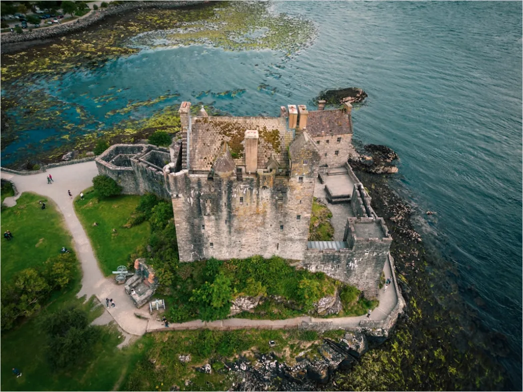 Detail Aerial Castle From Above Number 10