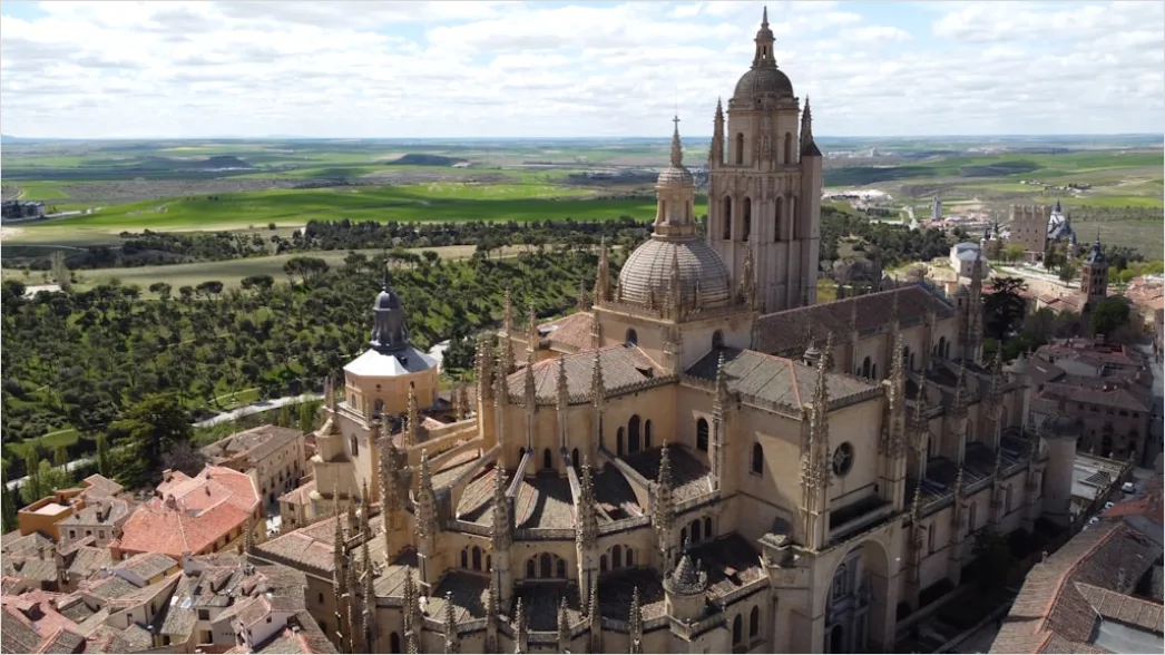 Detail Aerial Cathedral From Above Number 11