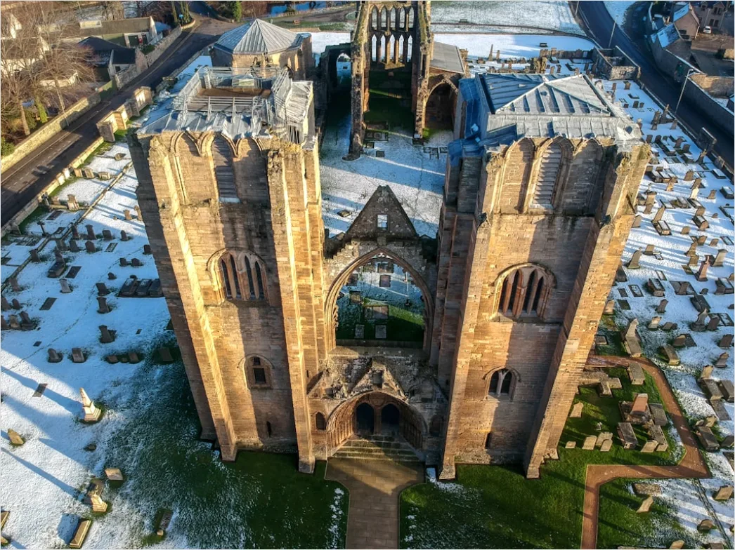 Detail Aerial Cathedral From Above Number 7