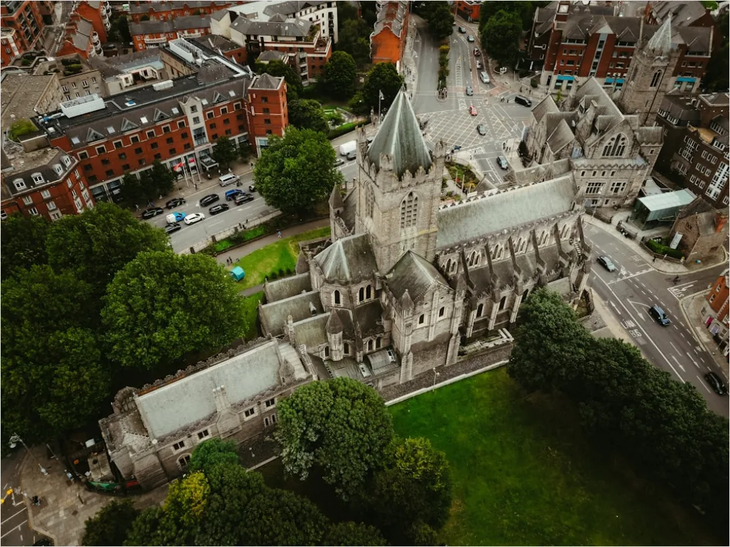 Detail Aerial Cathedral From Above Number 10
