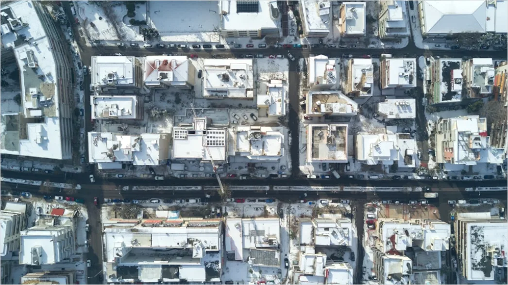 Detail Aerial City Blocks Pattern Number 2