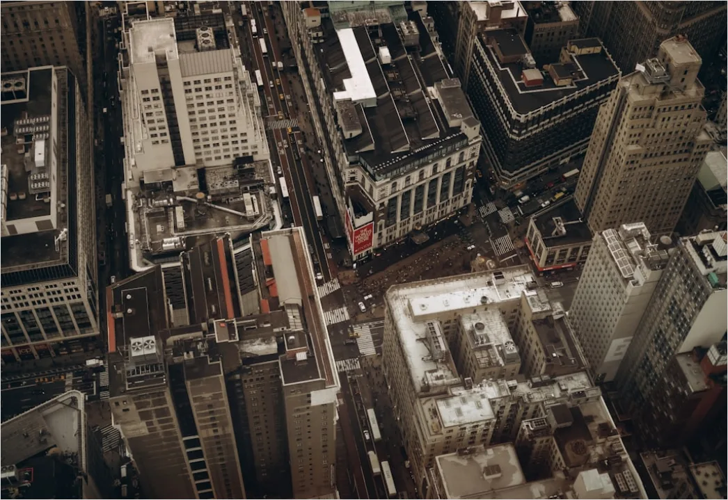 Detail Aerial City Blocks Pattern Number 6