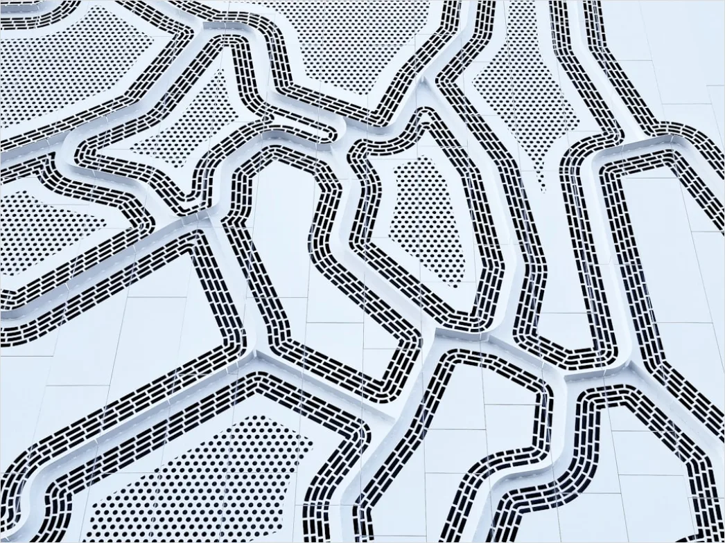 Detail Aerial City Grid Pattern Number 17