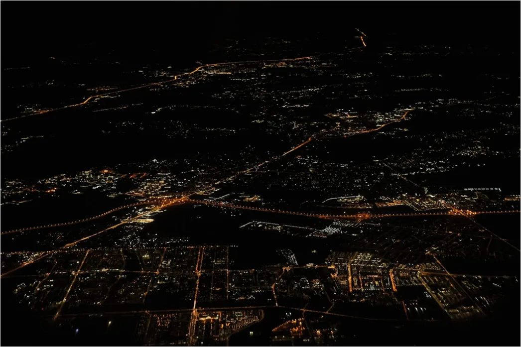 Detail Aerial City Grid Pattern Number 5