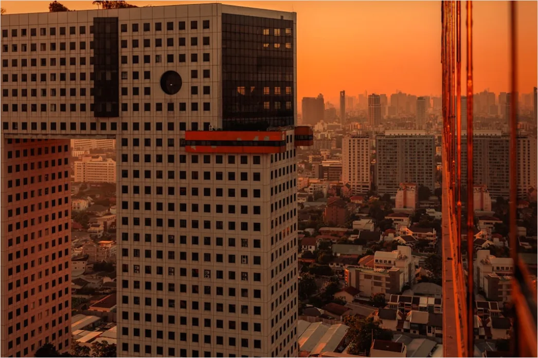 Detail Aerial City Grid Pattern Number 8