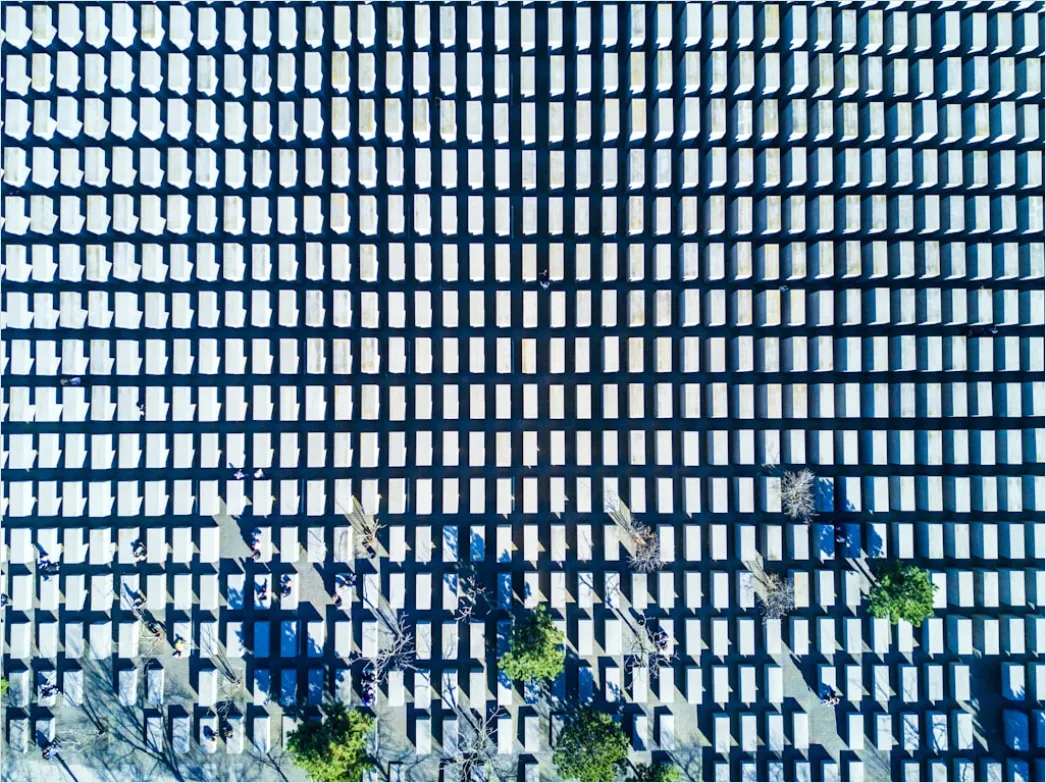 Detail Aerial City Grid Pattern Number 9