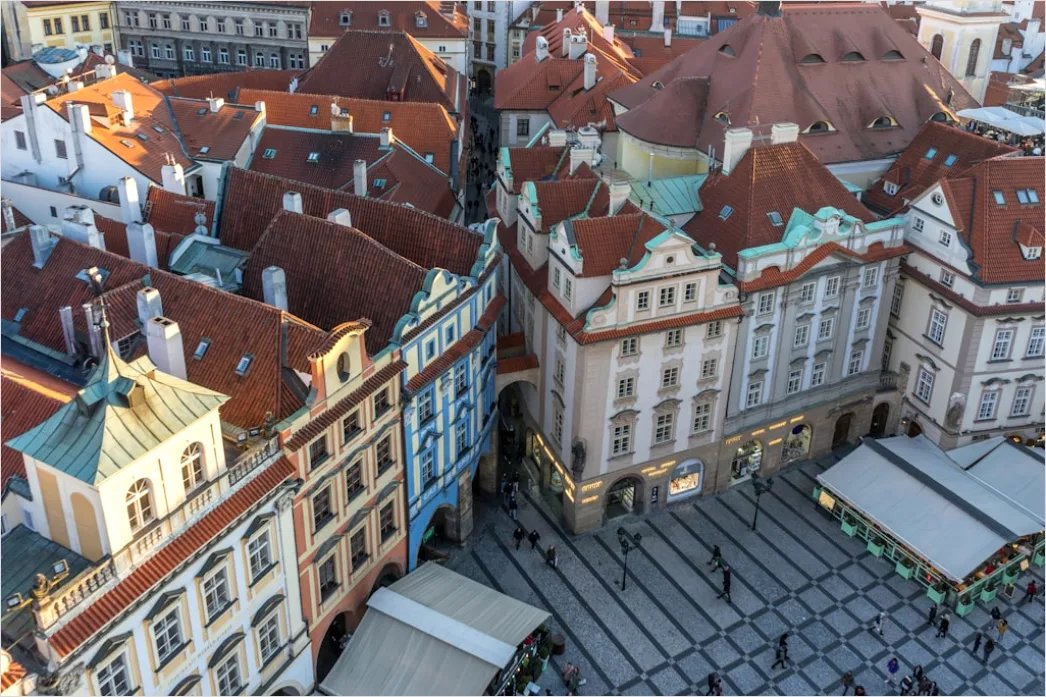 Detail Aerial City Square From Above Number 18