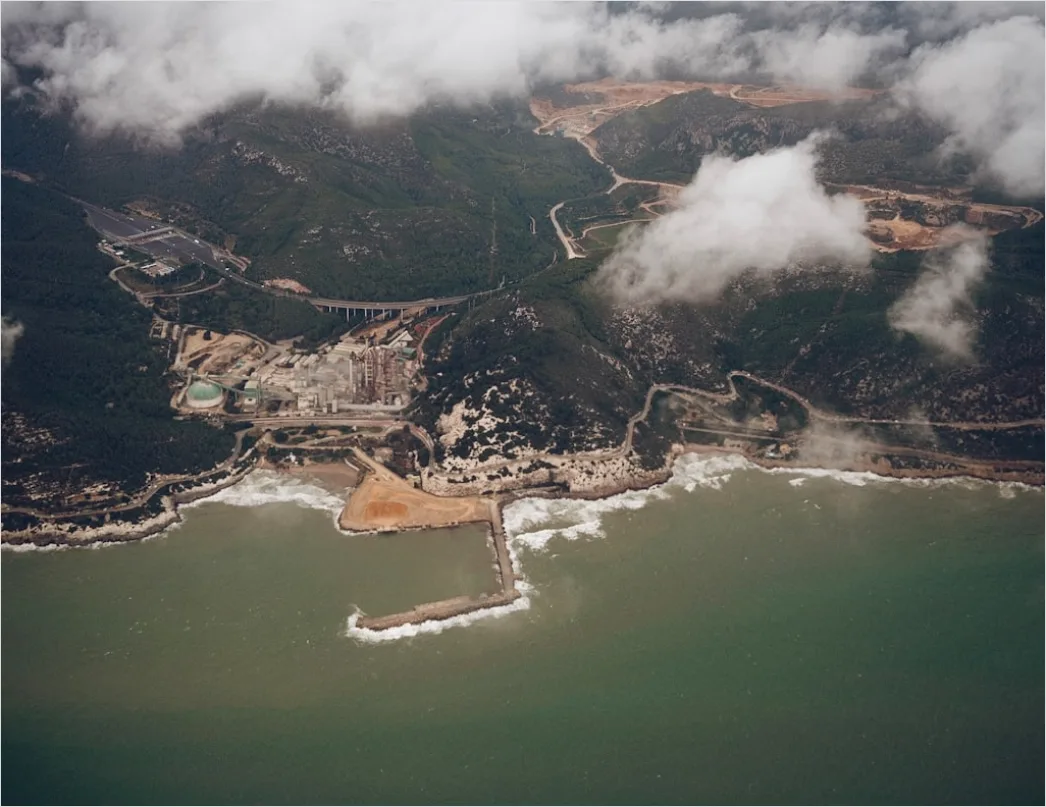 Detail Aerial Cloudy Day Coastline Number 11