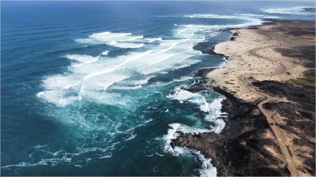 Detail Aerial Coastal Road Number 11