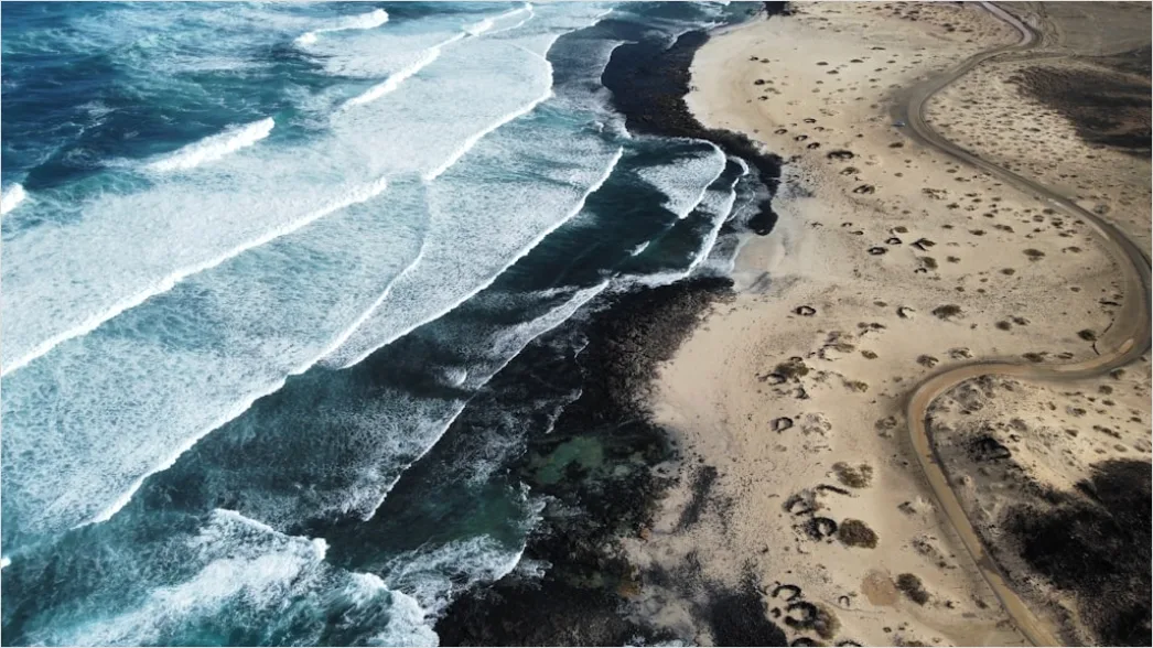 Detail Aerial Coastal Road Number 19