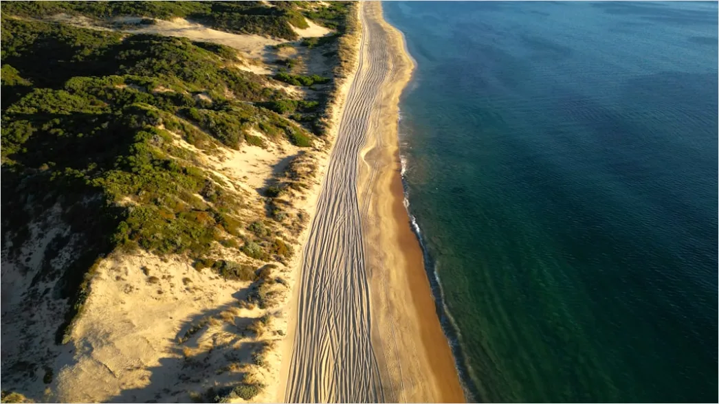 Detail Aerial Coastal Road Number 8