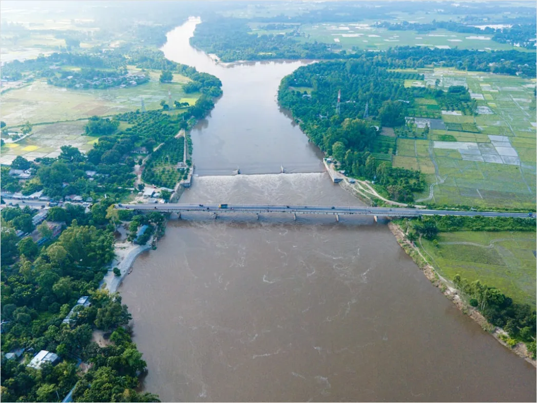 Detail Aerial Dam And Spillway Number 16