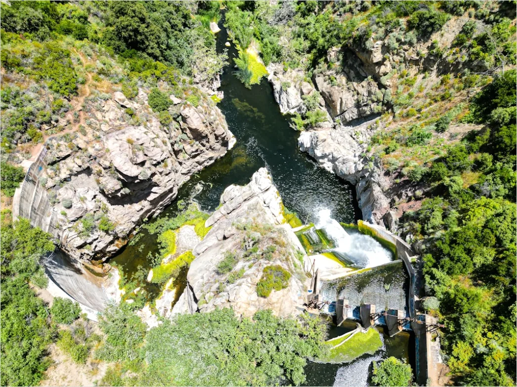 Detail Aerial Dam And Spillway Number 20
