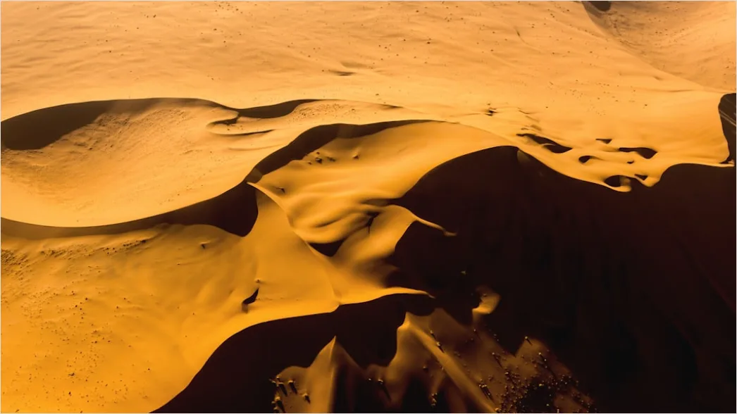 Detail Aerial Desert Dunes Number 12