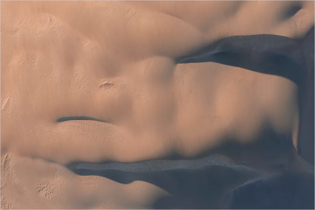 Detail Aerial Desert Dunes Number 17