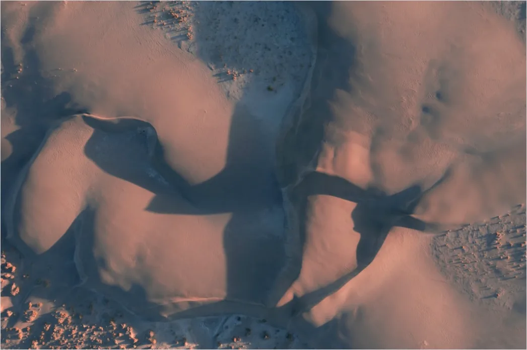 Detail Aerial Desert Dunes Number 18