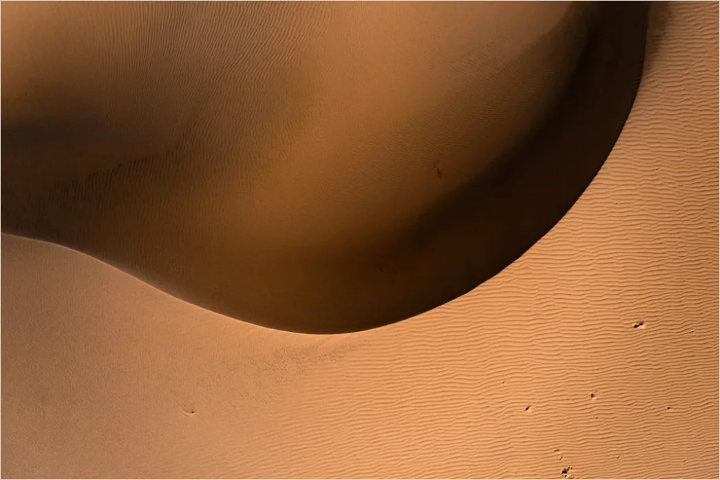 Detail Aerial Desert Dunes Number 3