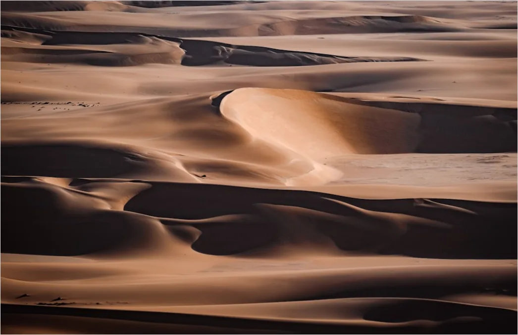 Detail Aerial Desert Dunes Number 9
