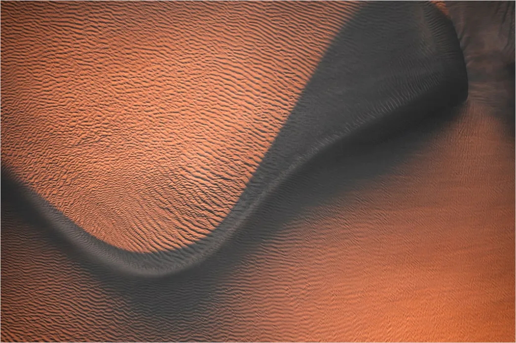 Detail Aerial Desert Dunes Number 10