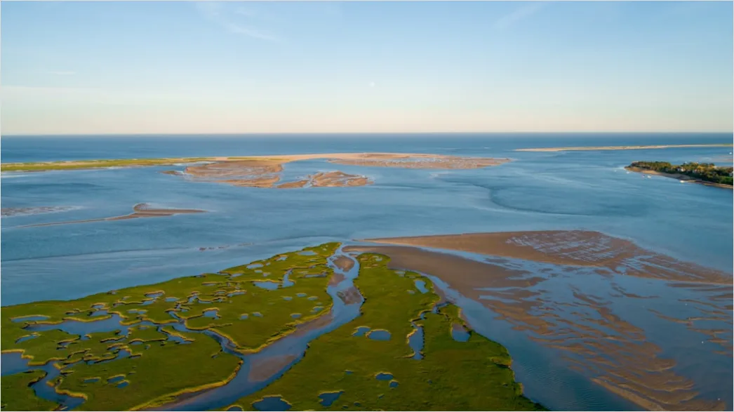 Detail Aerial Estuary From Above Number 11