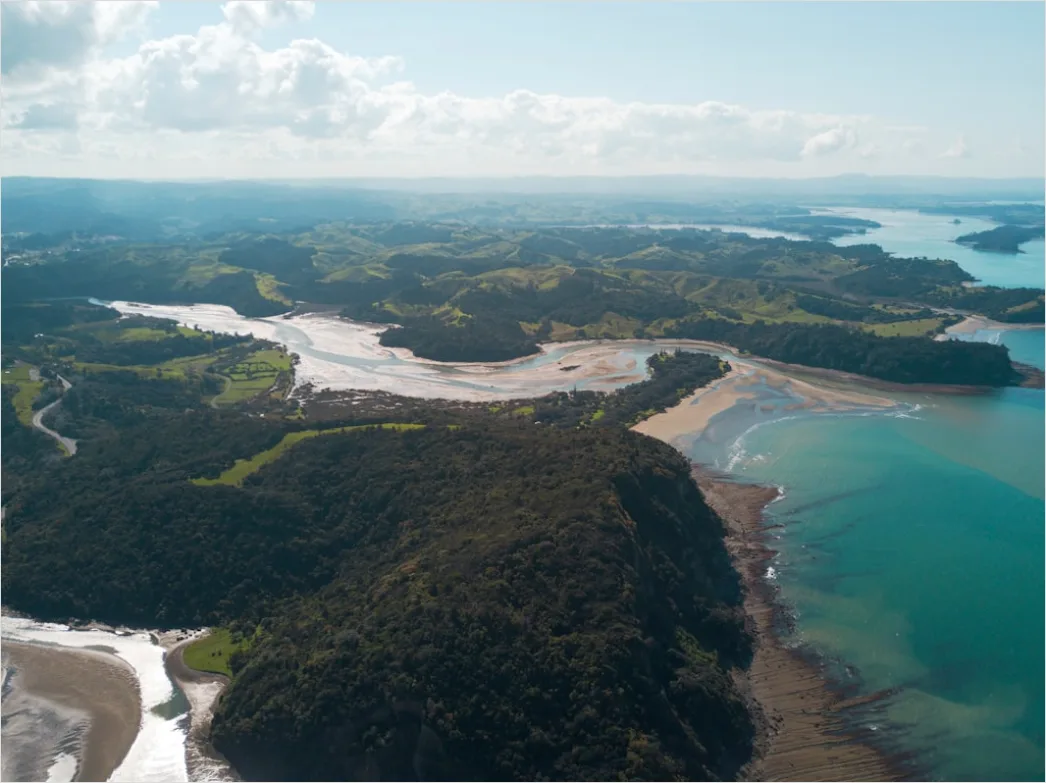 Detail Aerial Estuary From Above Number 14