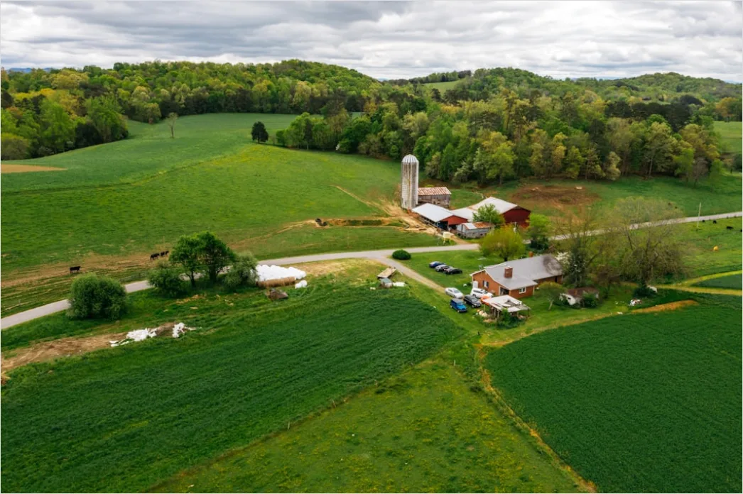 Detail Aerial Farm Property Number 15