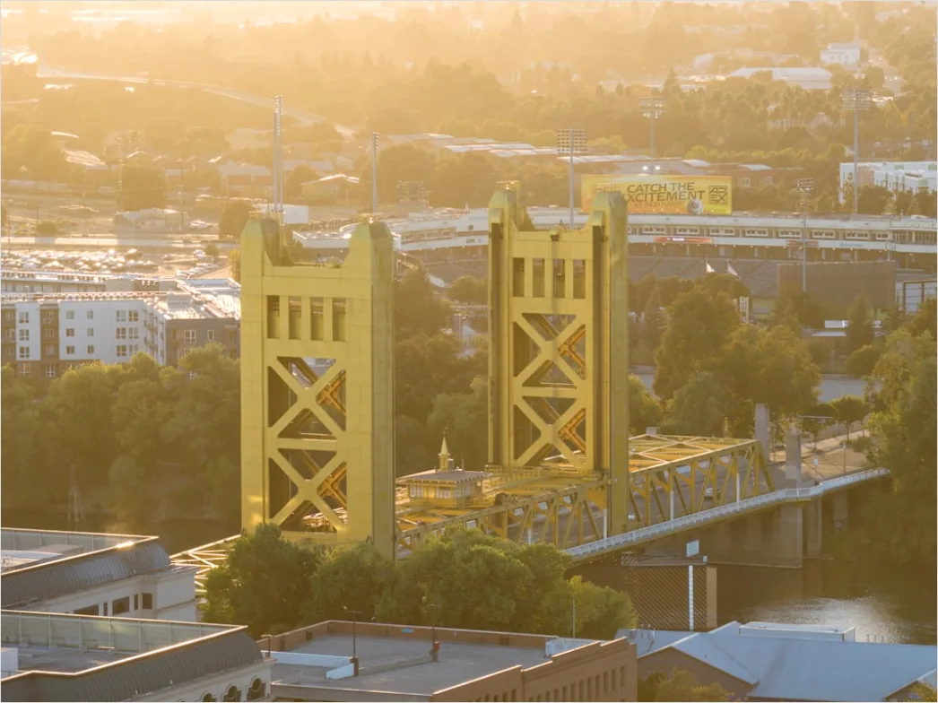 Detail Aerial Golden Hour City Number 16