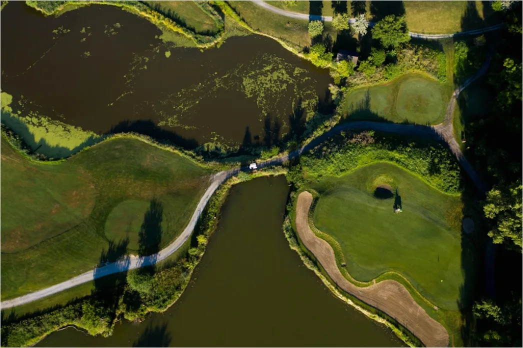 Detail Aerial Golf Course Number 20