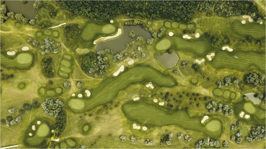 Detail Aerial Golf Course Number 3