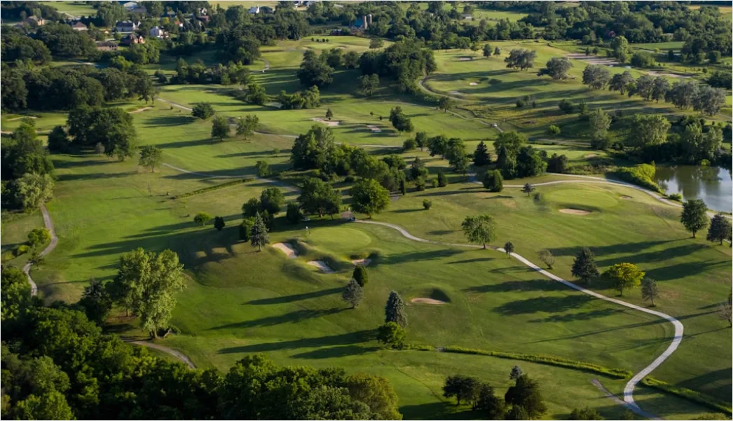Detail Aerial Golf Course Number 4