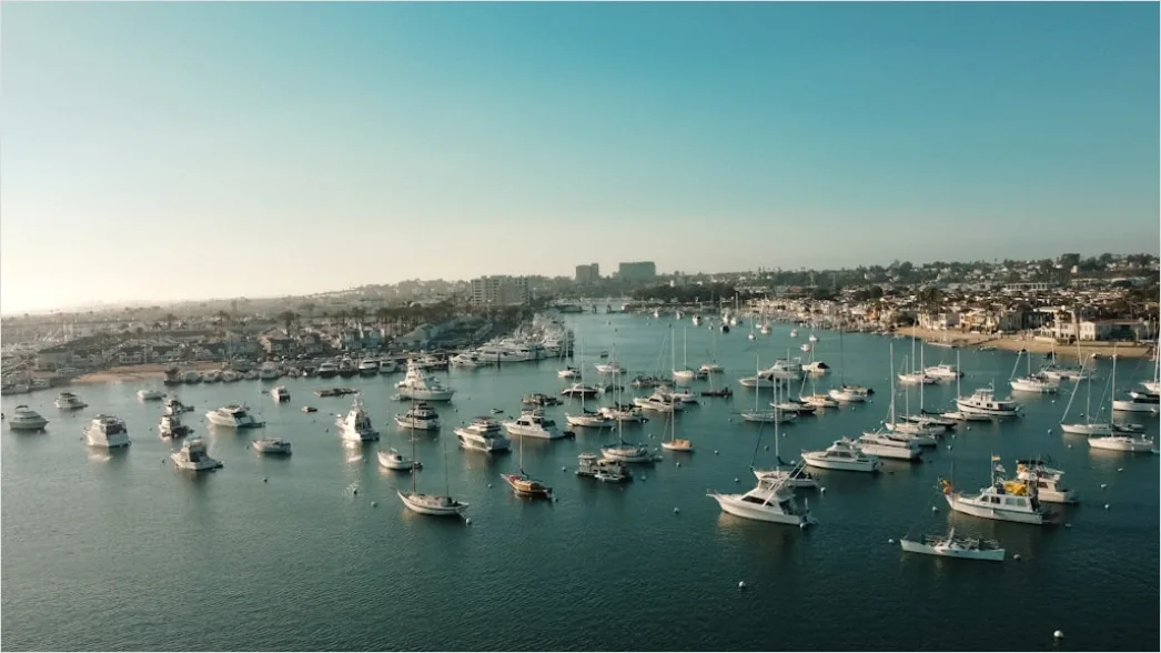 Detail Aerial Harbor Boats Number 13