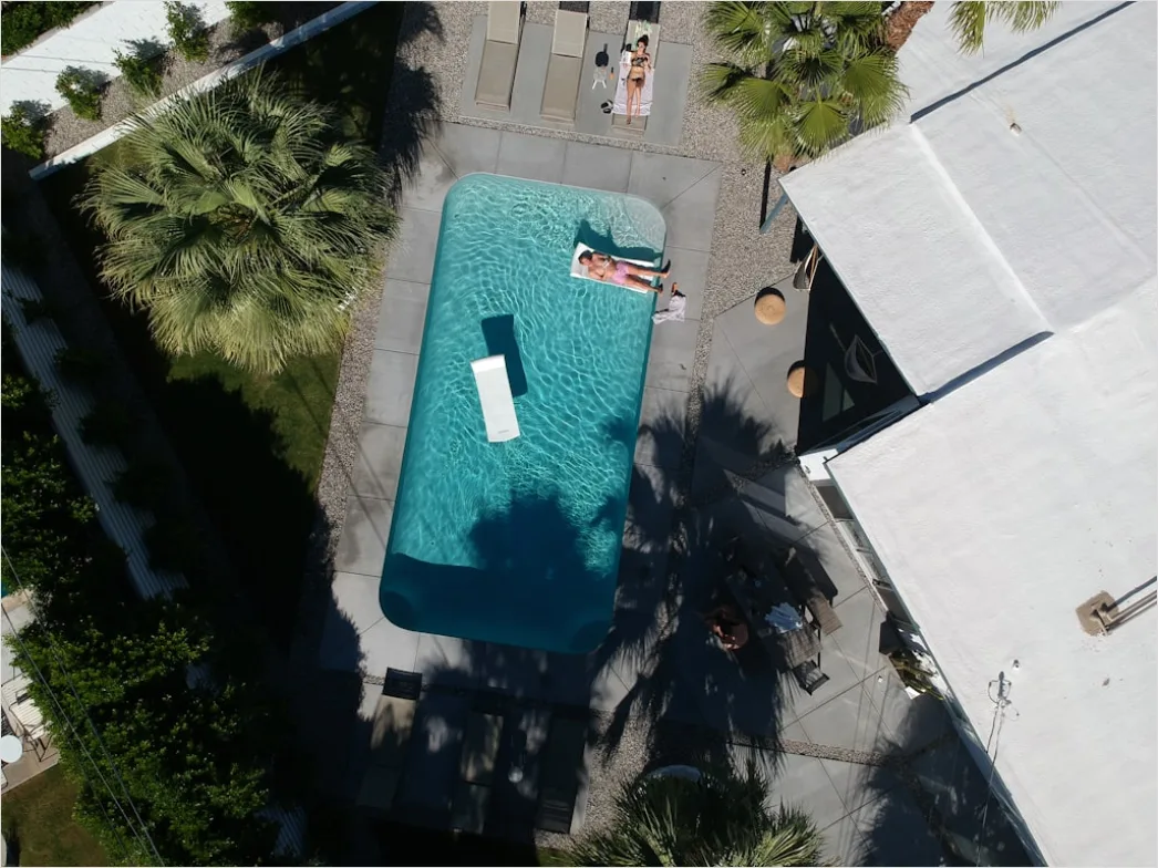 Detail Aerial House With Pool Number 19