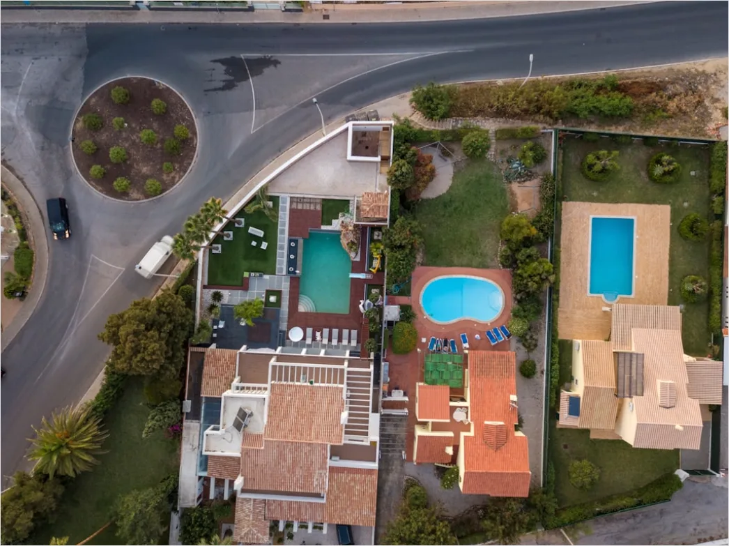 Detail Aerial House With Pool Number 20