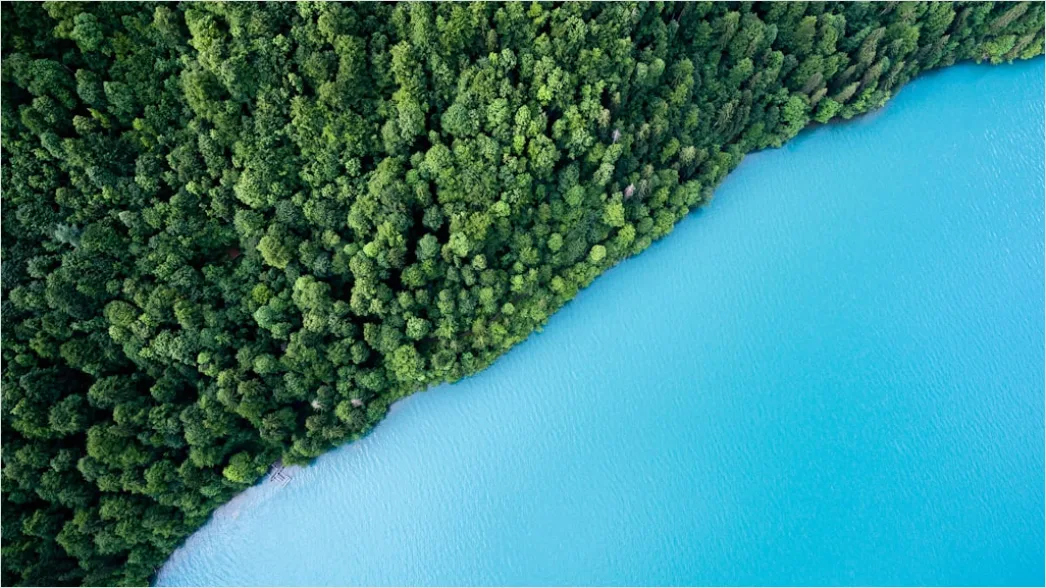 Aerial Lake From Above 50b1