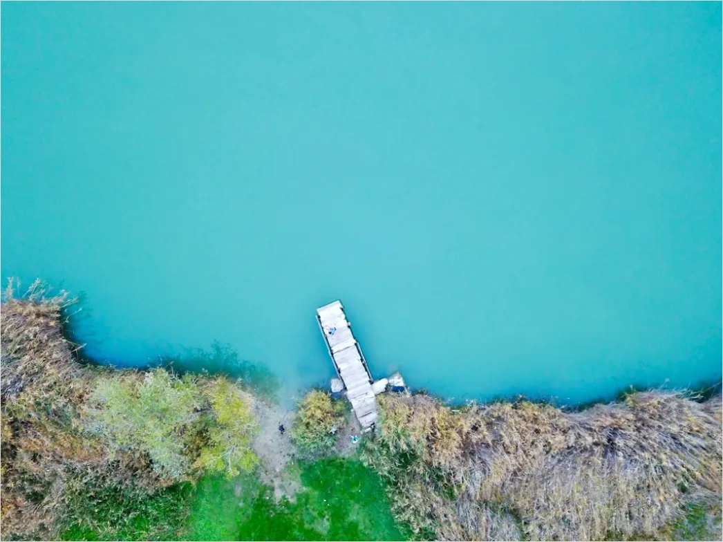 Detail Aerial Lake Shore Number 4