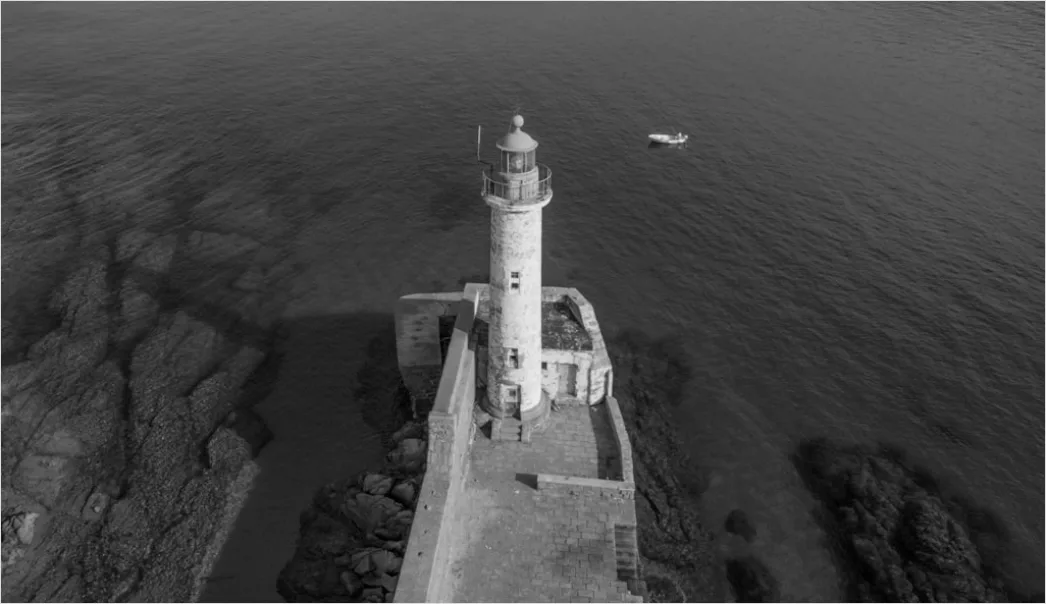 Detail Aerial Lighthouse From Above Number 11