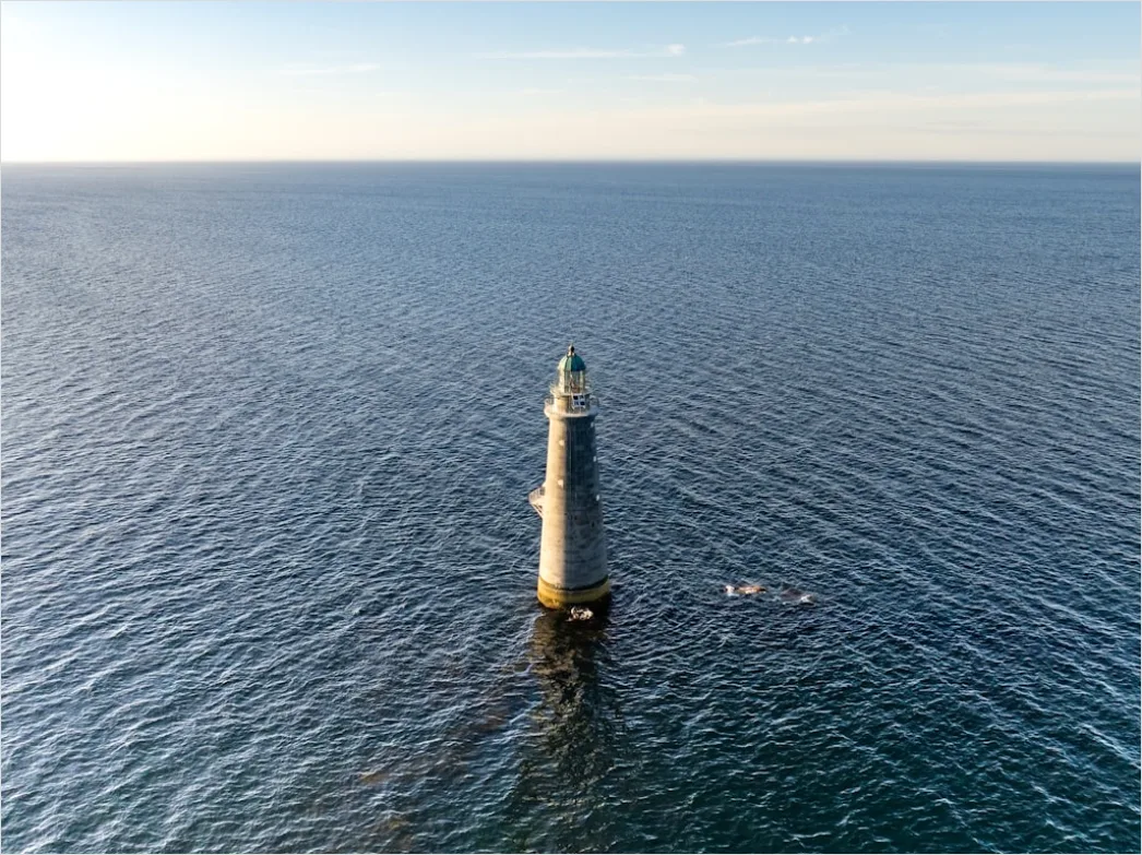 Detail Aerial Lighthouse From Above Number 13