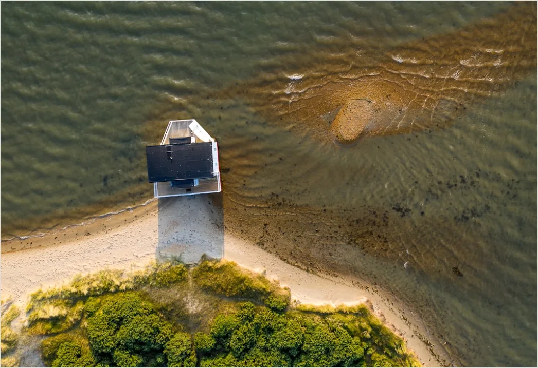 Detail Aerial Lighthouse From Above Number 16